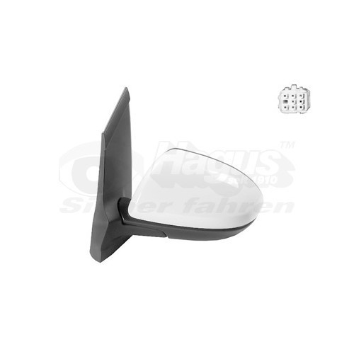  Buitenspiegel links voor MAZDA 2 - RE01037 