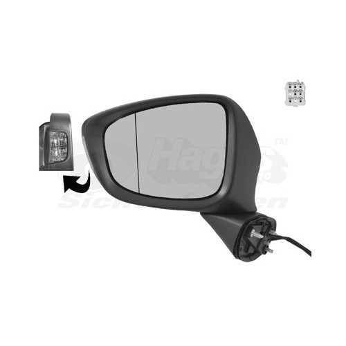  Buitenspiegel links voor MAZDA CX-5 - RE01070 