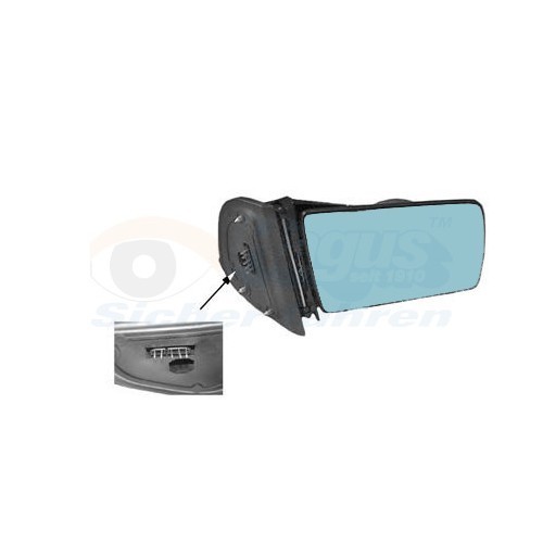  Right-hand wing mirror for MERCEDES-BENZ C CLASS, C CLASS Wagon, S CLASS - RE01208 