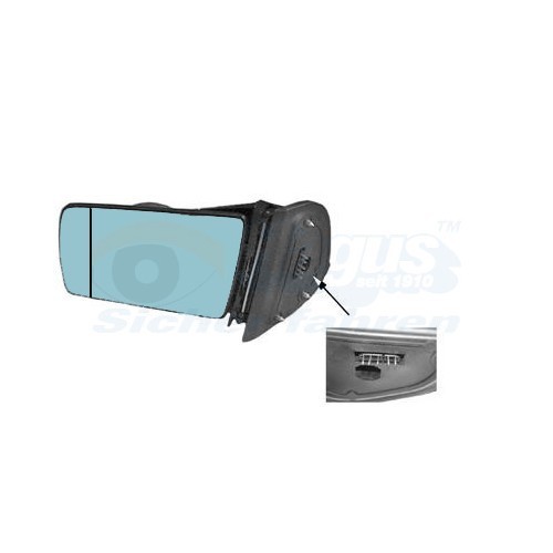  Left-hand wing mirror for MERCEDES-BENZ C CLASS, C CLASS Wagon, S CLASS - RE01209 