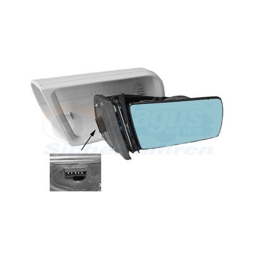  Right-hand wing mirror for MERCEDES-BENZ C CLASS, C CLASS WAGON, E CLASS, E CLASS WAGON, S CLASS - RE01213 