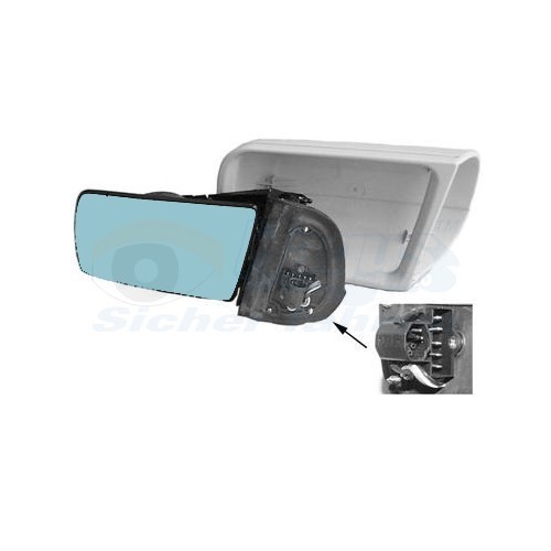  Left-hand wing mirror for MERCEDES-BENZ C CLASS, C CLASS WAGON, E CLASS, E CLASS WAGON, S CLASS - RE01214 