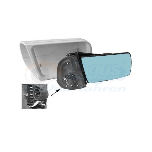  Right-hand wing mirror for MERCEDES-BENZ C CLASS, C CLASS WAGON, E CLASS, E CLASS WAGON, S CLASS - RE01215 