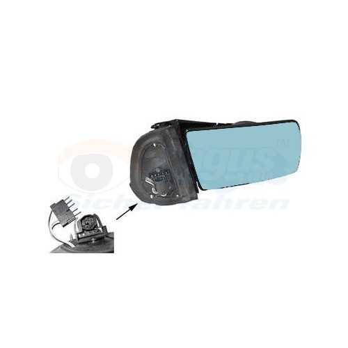  Right-hand wing mirror for MERCEDES-BENZ C CLASS, C CLASS Wagon, S CLASS - RE01223 
