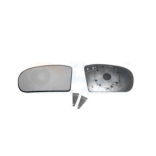  Left-hand wing mirror glass for MERCEDES-BENZ C CLASS, C CLASS Coupe, C CLASS T-Model, E CLASS, E CLASS T-Model - RE01242 