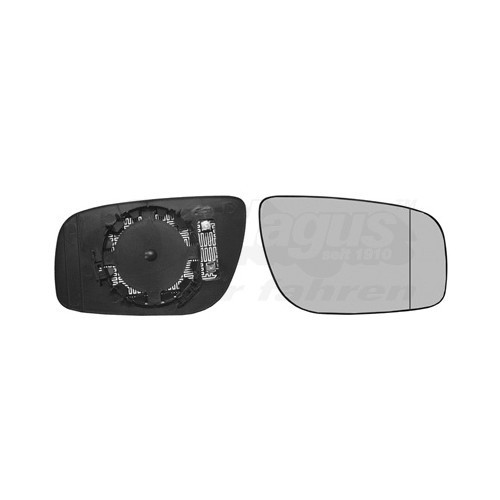  Right-hand wing mirror glass for MERCEDES-BENZ CLASS E, CLASS ET-Model - RE01263 