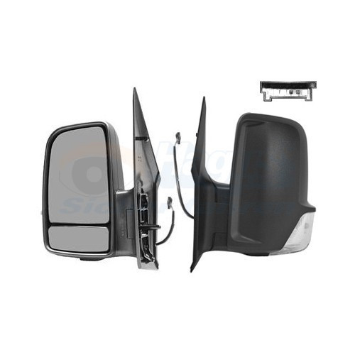  Left-hand wing mirror for MERCEDES-BENZ SPRINTER 3.5-t Minibus, SPRINTER 3.5-t Van, SPRINTER 3-t Minibus, SPRINTER 3-t Van - RE01281 