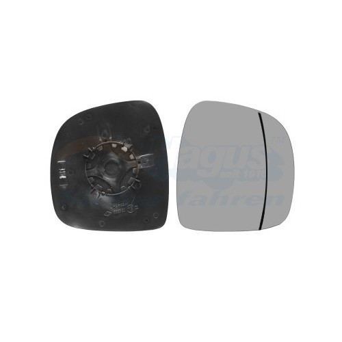  Right-hand wing mirror glass for MERCEDES-BENZ VITO/MIXTO Van, VITO Minibus - RE01307 