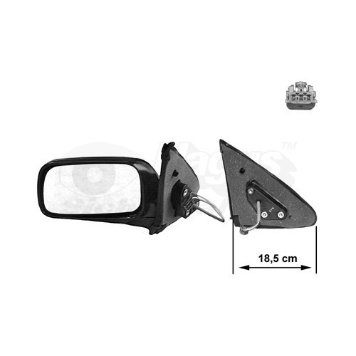  Espejo exterior izquierdo para NISSAN ALMERA I Hatchback - RE01360 