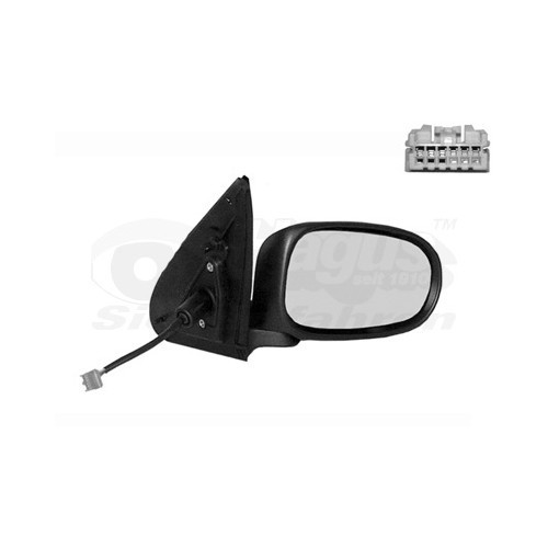  Espelho exterior direito para NISSAN ALMERA II Hatchback, ALMERA Mk II - RE01367 