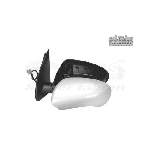  Buitenspiegel links voor NISSAN QASHQAI / QASHQAI 2 - RE01404 