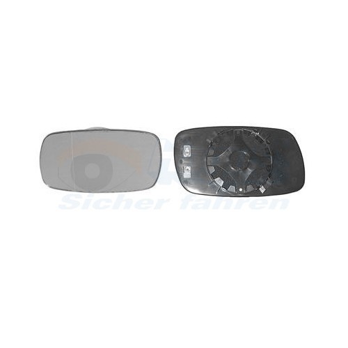  Vidro espelhado exterior deixado para OPEL ASTRA F, ASTRA F 3/5 portas, ASTRA F Estate, ASTRA F Conversível, ASTRA F Van - RE01464 