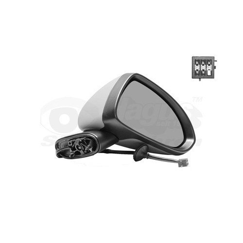  Specchio esterno destro per OPEL CORSA D, CORSA D Van - RE01515 