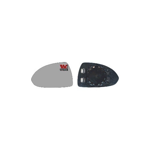  Right-hand wing mirror glass for VAUXHALL CORSA D, CORSA D Van - RE01519 