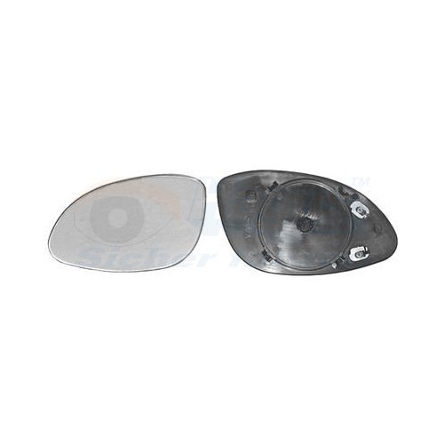  Verre de rétroviseur extérieur gauche pour OPEL VECTRA B, VECTRA B 3/5 portes, VECTRA B Break - RE01539 