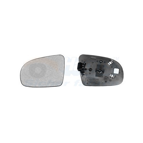  Verre de rétroviseur gauche pour Opel Corsa B (1993-2000) - RE01569 