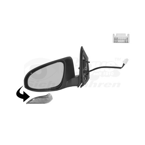  Espejo exterior izquierdo para TOYOTA AURIS, AURIS TOURING SPORTS - RE01849 