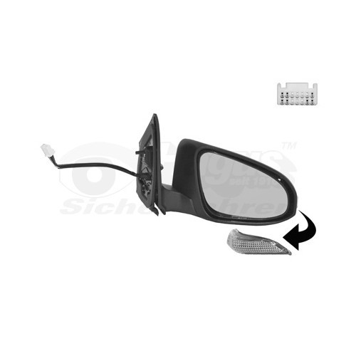  Specchio esterno destro per TOYOTA AURIS, AURIS TOURING SPORTS - RE01850 