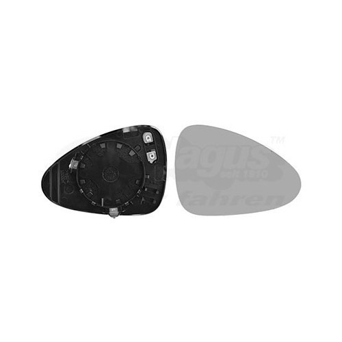  Right-hand wing mirror glass for PORSCHE PANAMERA - RE02332 