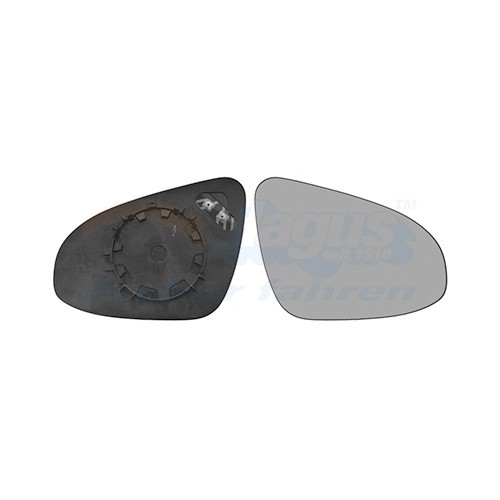  Verwarmd spiegelglas, rechts voor Toyota YARIS 3 (2011-2020) - RE02555 