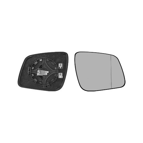  Buitenspiegelglas, rechts voor Mercedes Classe A W169, Classe B W245 (2008-2012) - RE02560 