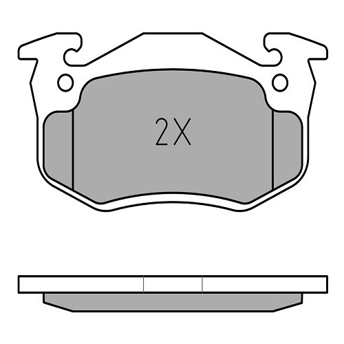 Meyle rear brake pads for Renault Clio Williams - RN20019