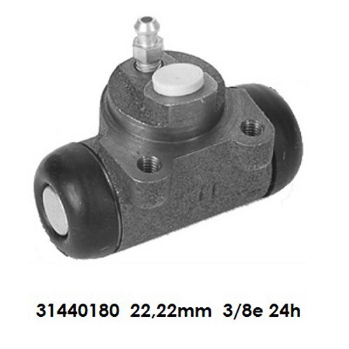  Rear brake cylinder type LUCAS-GIRLING for Renault 5 - 22,22mm - RN60004 