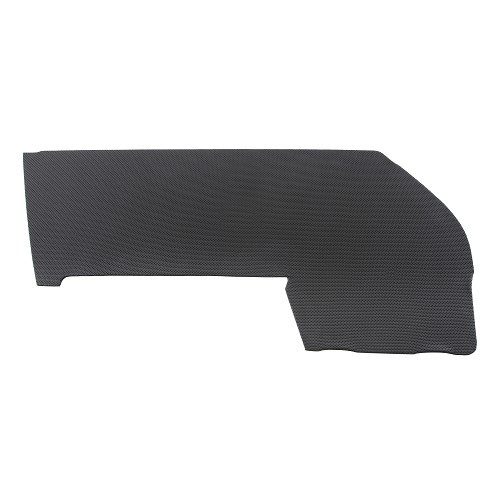  Black embossed vinyl door panel for Porsche 911 type F (1965-1973) - right side - RS00079 