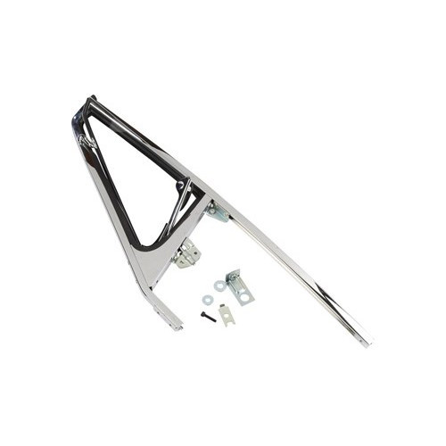  Chrome deflector frame for Porsche 911 type F Targa (1969-1973) - left side - RS00125 