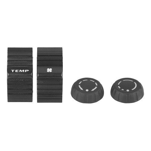  Kit met knoppen voor radio en klimaatregeling voor Porsche 911 type 997 (2005-2008) - RS00271 