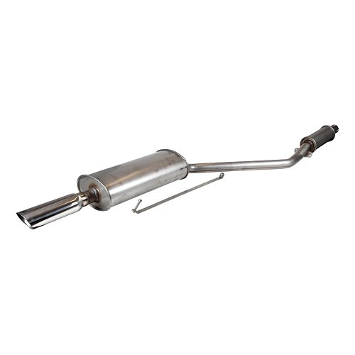  Stainless steel exhaust silencer DANSK for Porsche 924 2.0 (1976-1985) - RS00274 