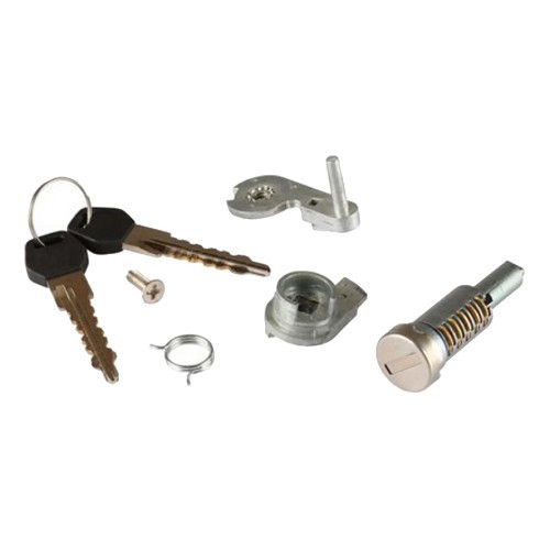     
                
                
    Left door handle cylinder and keys for Porsche 911 type G (1974-1983) - RS00414
