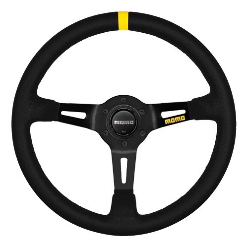     
                
                
    MOMO Model 08 tulip steering wheel 3 spokes - suede finish - RS00827
