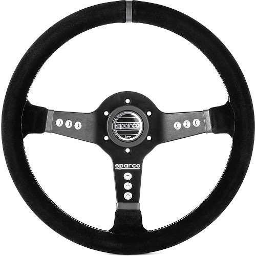  Tulpenförmiges Lenkrad SPARCO L777 PIUMA mit 3 Speichen - Wildlederfinish - RS00829 