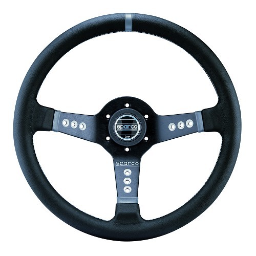  Volant tulipé SPARCO L777 PIUMA 3 branches - finition cuir - RS00830 