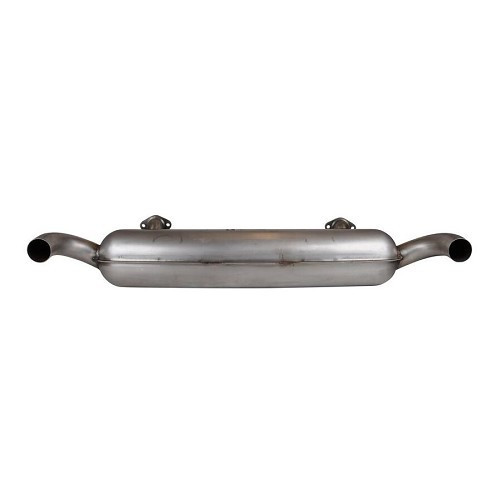 Silenziatore SSI a doppia uscita in acciaio inox per Porsche 911 Carrera 3.2 (1984-1989) - RS10014