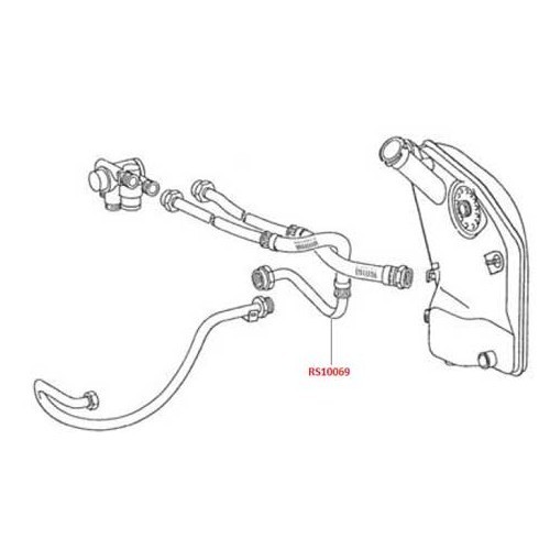 Mangueira de óleo para Porsche 911 2.7 (1974-1976) - RS10069