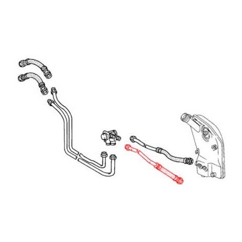 Mangueira de óleo para Porsche 911 Carrera 3.2 (1984-1989) - RS10093