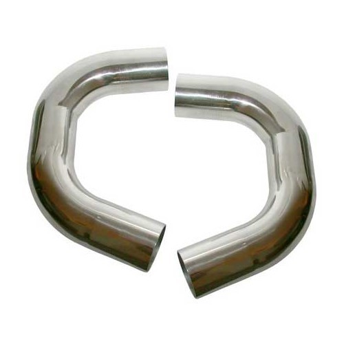 DANSK stainless steel tubes between the muffler and catalytic converter of the 986 Boxster (1997-2004)
