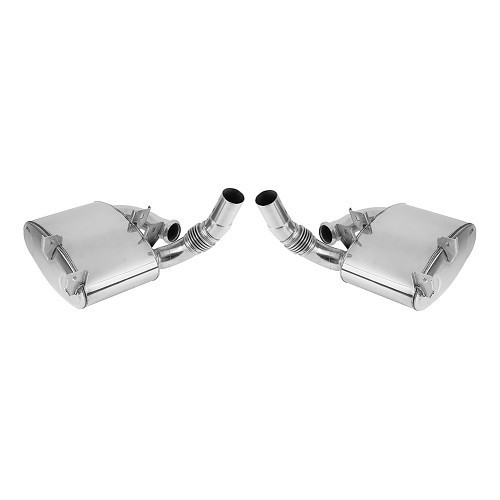 DANSK Super Sound exhaust in stainless steel for Porsche 996 (1998-2005) - RS10561