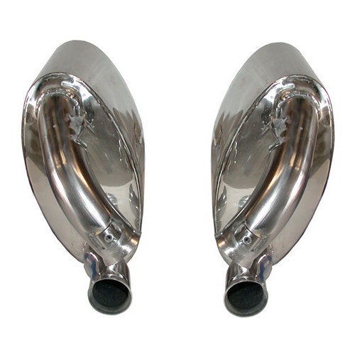  DANSK stainless steel Super Sound rear silencers for Porsche 993 - RS10574 