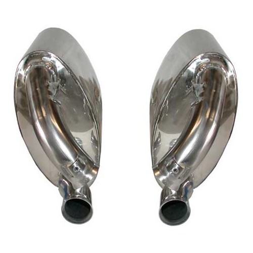     
                
                
    DANSK Sport rear silencers in polished stainless steel for Porsche 993 - RS10576
