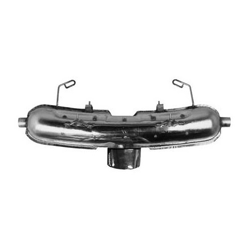  Silenziatore sportivo DANSK in acciaio inox per Porsche Boxster tipo 986 (1997-1999) - RS10615 