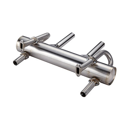 Vintage Speed Superflow stainless steel Sport exhaust for Porsche 356 A, B and C (1956-1965) - RS10619