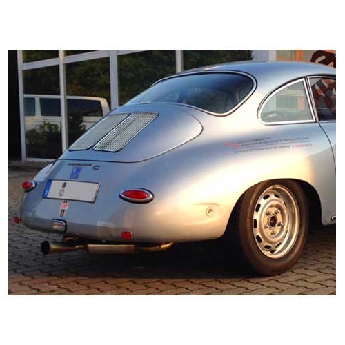 CSP exhaust Sebring type in stainless steel for Porsche 356 A (1956-1959) - with heat exchangers - RS10634