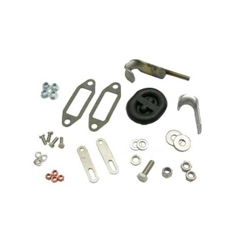 Échappement CSP type Sebring en inox pour Porsche 356 B et C (1960-1965) - avec boîtes de chauffage - RS10635