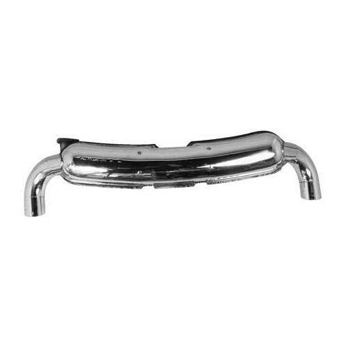 Sistema di scarico Sport DANSK in acciaio inox doppia uscita per Porsche 911 (1975-1989) - RS10654