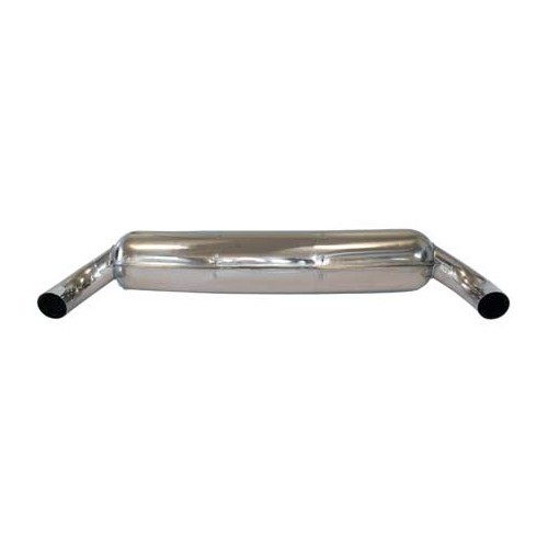  Sistema di scarico Sport DANSK in acciaio inox doppia uscita per Porsche 911 (1975-1989) - RS10654 