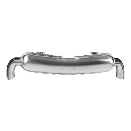  DANSK sports exhaust system in stainless steel with twin tailpipes for Porsche type G Carrera 3.2 (1984-1989) - RS10672 