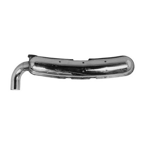 Sistema di scarico sportivo DANSK in acciaio Inox per Porsche 911 (1975-1989) - RS10714